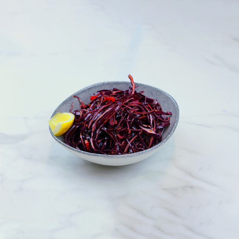 Acılı Lahana Salatası