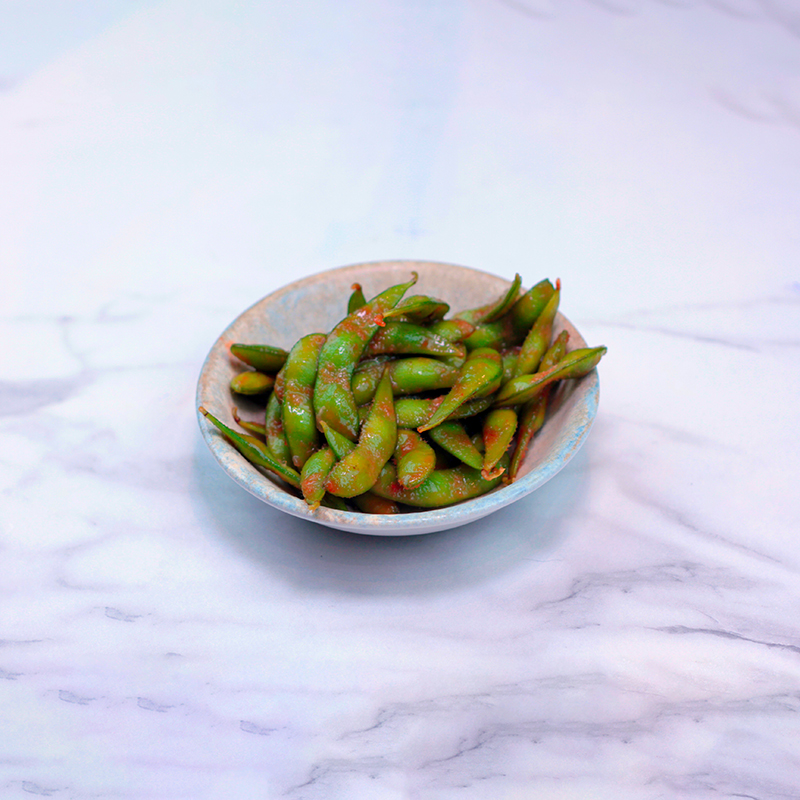 Sarımsaklı Acılı Edamame